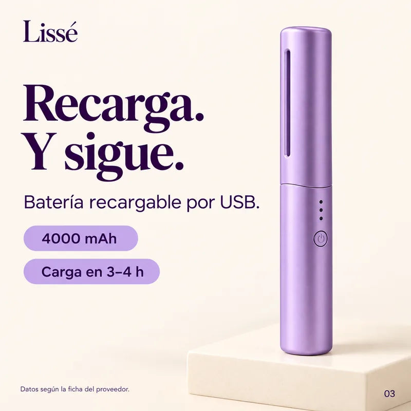 03. Batería recargable por USB